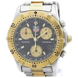 TAG HEUER 2000 Chronograph Gold Plated Steel Quartz Mens Watch