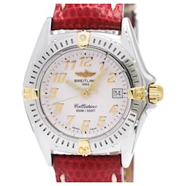 Orologio Breitling Callistino 18K Gold Steel Quartz da donna
