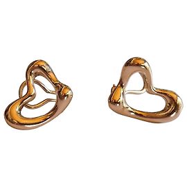 Pendientes Tiffany & Co. Elsa Peretti Open Heart de plata