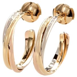 Cartier Trinity Halbhoop-Ohrringe