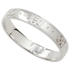 Anello Gucci Icon Band in Oro Bianco 18K
