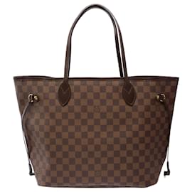 Borsa LOUIS VUITTON Neverfull in Tela Marrone - 103851