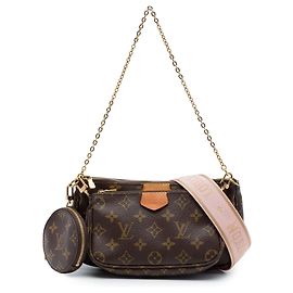 Borsa Louis Vuitton Monogram Multi Pochette Accessoires Marrone