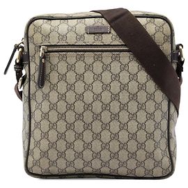 Borsa a tracolla Gucci GG Supreme Beige