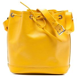 Bolso bucket Louis Vuitton Epi Noe BB Amarillo