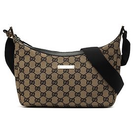 Borsa a tracolla Gucci GG Canvas beige