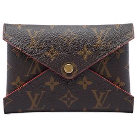 Borsa a pochette Louis Vuitton Monogram Pochette Kirigami MM Marrone