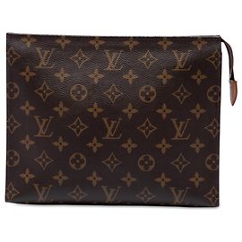 Beauty case Louis Vuitton Monogram marrone 26 Clutch Bag