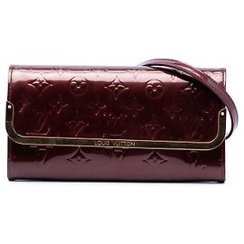 Borsa a tracolla Louis Vuitton Monogram Vernis Rossmore MM rossa