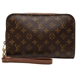 Borsa a pochette Louis Vuitton Monogram Orsay Marrone