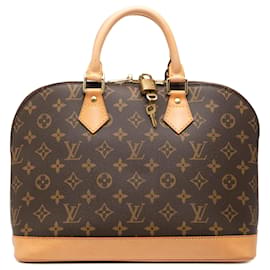 Borsa a mano Louis Vuitton Monogram Alma PM Marrone