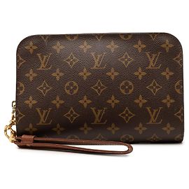 Borsa a pochette Louis Vuitton Monogram Orsay Marrone
