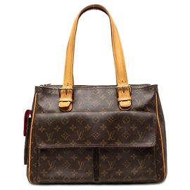 Borsa Tote Louis Vuitton Monogram Multipli Cite Marrone