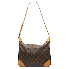 Bolso de hombro Louis Vuitton Monogram Boulogne 30 Marrón