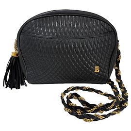 Bally Borsa a tracolla pelle trapuntata nera