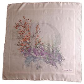 Foulard in seta Christian Dior Floreale