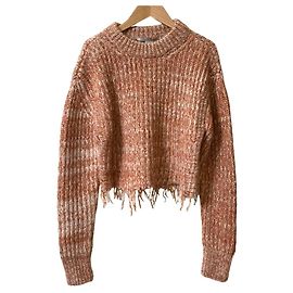 Stella Mc Cartney Jersey de punto con flecos de alpaca Stella McCartney