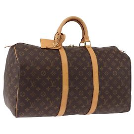 LOUIS VUITTON Monogram Keepall 50 Boston Bag M41426 LV