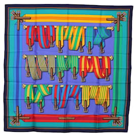 Hermès HERMES Carre 90 Scarf Silk Multicolor