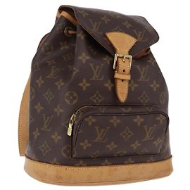 LOUIS VUITTON Monogram Montsouris MM Backpack M51136 LV