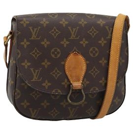LOUIS VUITTON Monogram Saint Cloud GM Shoulder Bag M51242 LV