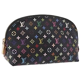 LOUIS VUITTON Monogram Multicolor Pochette Pouch Black M47355 LV