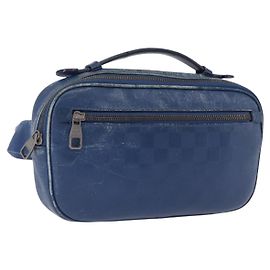LOUIS VUITTON Damier Infini Ambreil Shoulder Bag Neptune N41354 LV