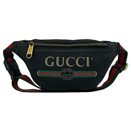Borsa a tracolla in pelle GUCCI Print Small Belt Leather Body Bag
