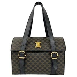 Céline Borsa a mano Mini Boston Celine Macadam Blazon Pattern