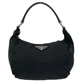 Borsa Prada Semi One Shoulder in Nero