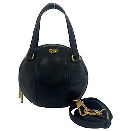 Bolso de hombro de cuero 2-way Gucci con herraje de logo GG en forma de balón de baloncesto