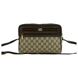 Borsa a tracolla Gucci Vintage Sherry Line con motivo logo GG