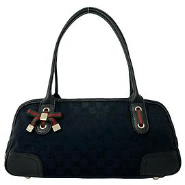 GUCCI Princy Sherry Line Mini Boston Tote Bag