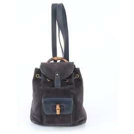 Gucci Bamboo Leder-Rucksack Schultertasche