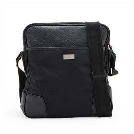 Sac messager Gucci Guccissima en cuir
