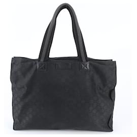Gucci GG Nylon Leder Tote Bag