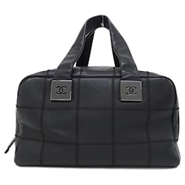 Borsa Chanel 24184 in pelle di vitello grana nera