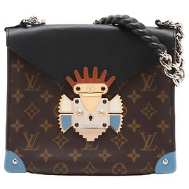 Louis Vuitton Monogram Tribal Pochette Mask GM