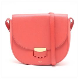 Céline Borsa a tracolla in pelle Celine Trotter