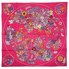 Hermès Hermes Carre 90 PLANIFLEURS Schal