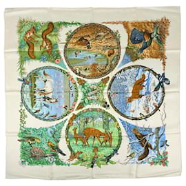 Hermès Foulard Hermes Carre 90 Les Quatre Saisons