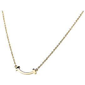 Collana con pendente Tiffany & Co. T Smile Mini YG Yellow Gold