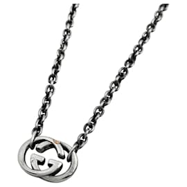 Gucci Halskette aus 925 Silber mit GG-Logo