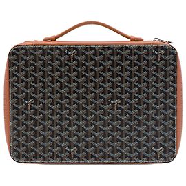 Goyard Black Goyardine Universal Companion Portfolio