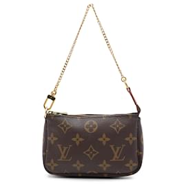 Louis Vuitton Brown Monogram Mini Pochette Accessoires