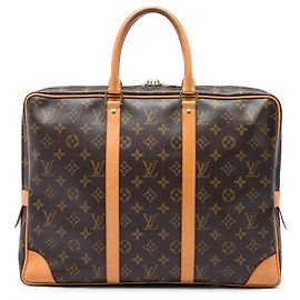 Louis Vuitton Brown Monogram Porte Documents Voyage