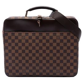 Louis Vuitton Brown Damier Ebene Porte Ordinateur Sabana