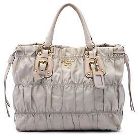 Prada Satchel aus braunem Tessuto Gaufre