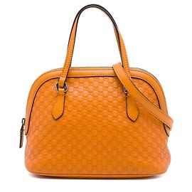 Borsa Dome Mini Microguccissima Gucci Orange