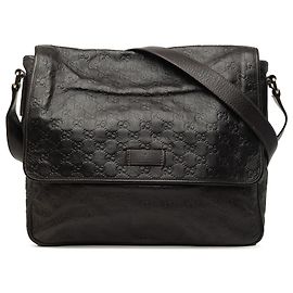 Borsa a tracolla Gucci Brown Guccissima